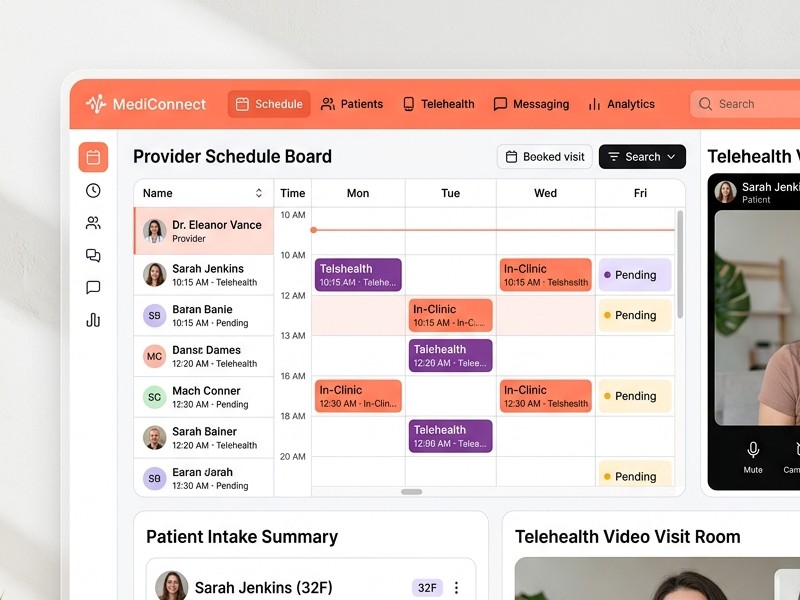 Online patient intake