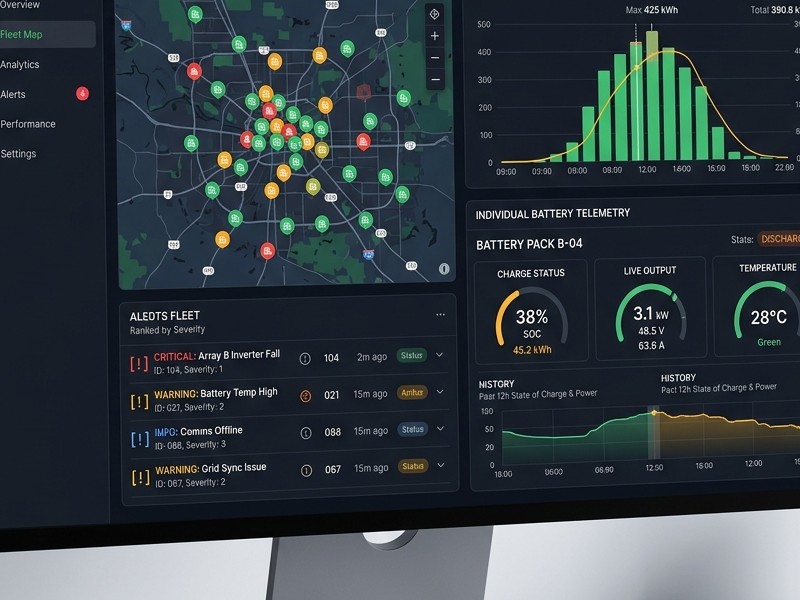 Live fleet map